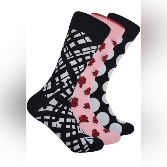 Kate Spade Crew Socks (Pack of 3) new in plastic - Picture 1 of 4